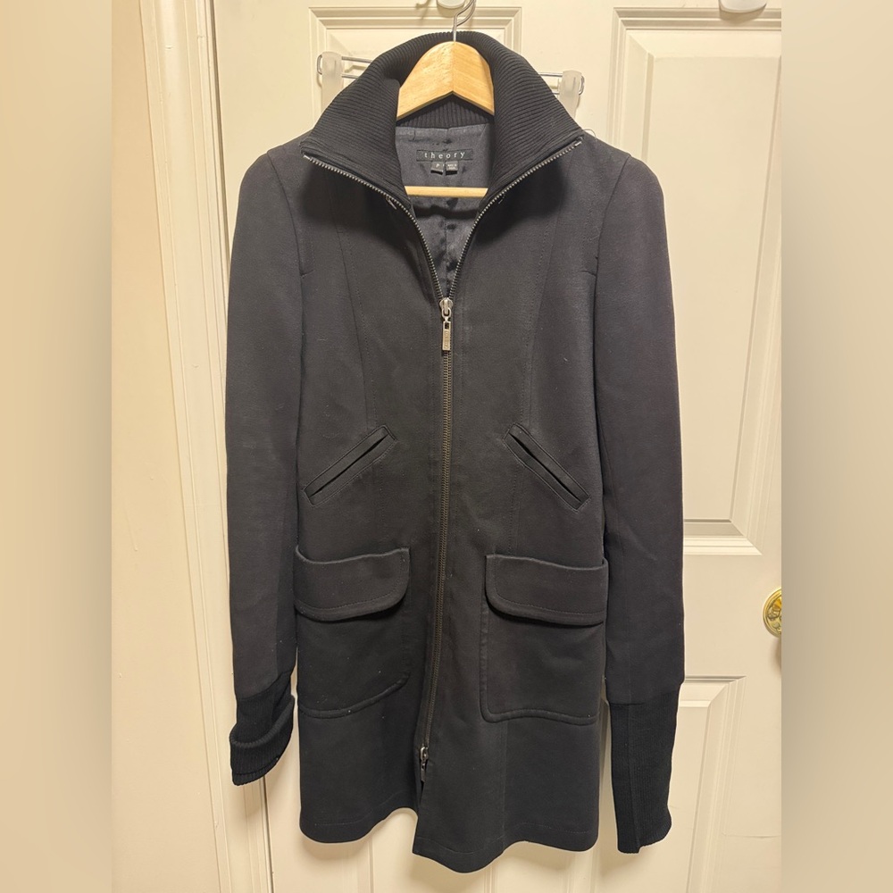 Theory Elegant Black Outerwear